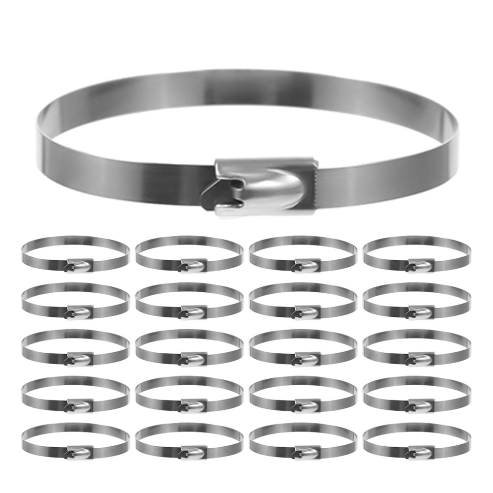 Heavy Equipment Bundle - 100 Peças de Abraçadeiras de Aço