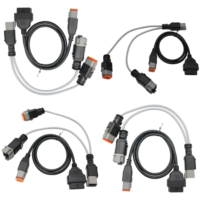 Heavy Equipment Bundle - Pacote de Cabos de Diagnóstico ECU,