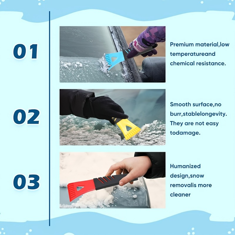 Heavy Equipment Scraper - 1pc raspador de gelo de pvc