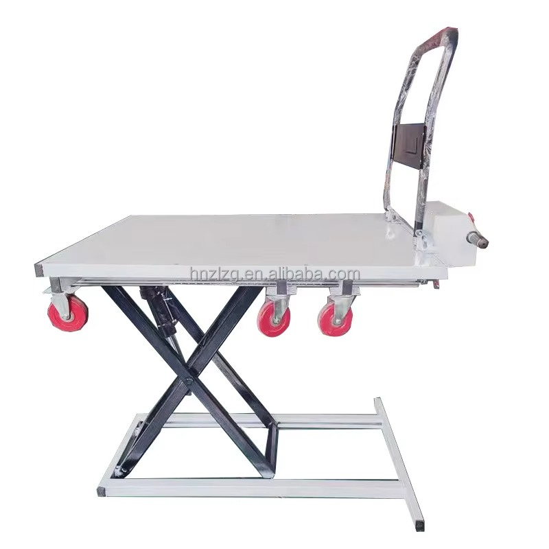 Scissor Lift Table Hydraulic - 【Mais Vendido】Plataforma Elevatória Elétrica de Aço