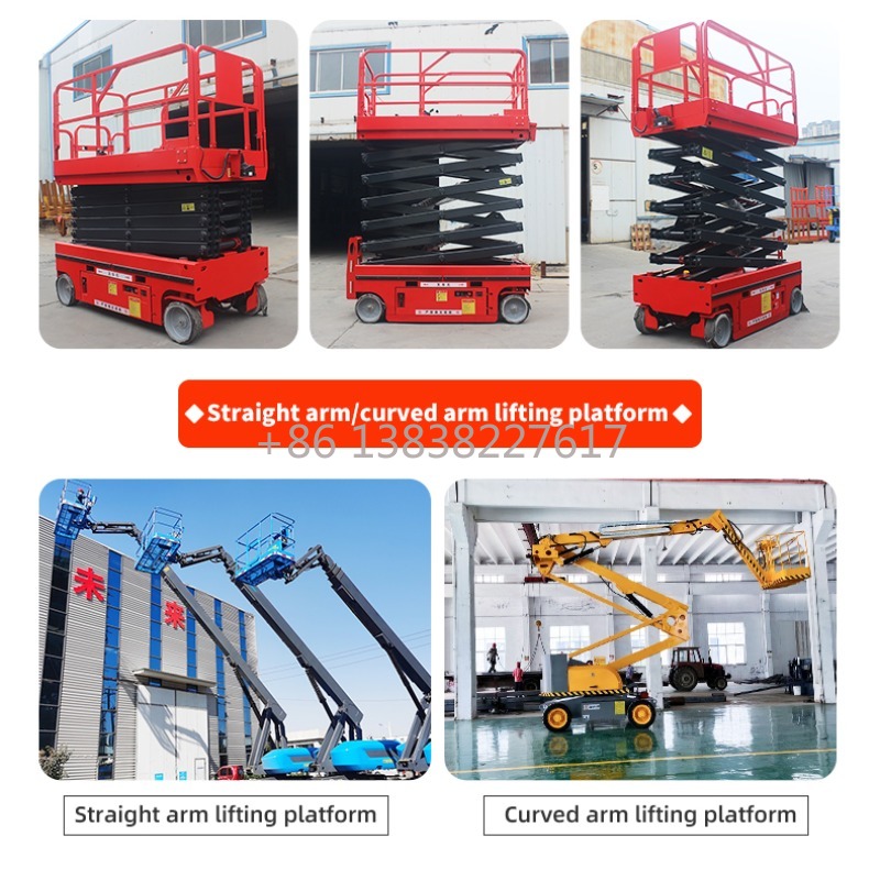 Scissor Lift Table Hydraulic - Plataforma Elevatória Hidráulica Móvel Elétrica Autopropelida
