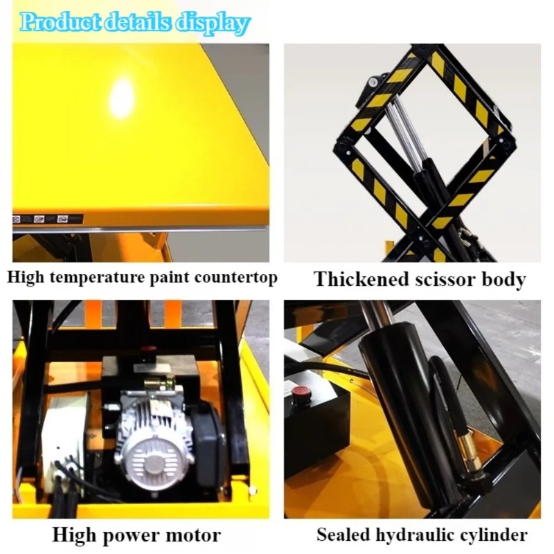 Tipo de tesoura automática móv - Scissor Lift Table Hydraulic avaliação e preço