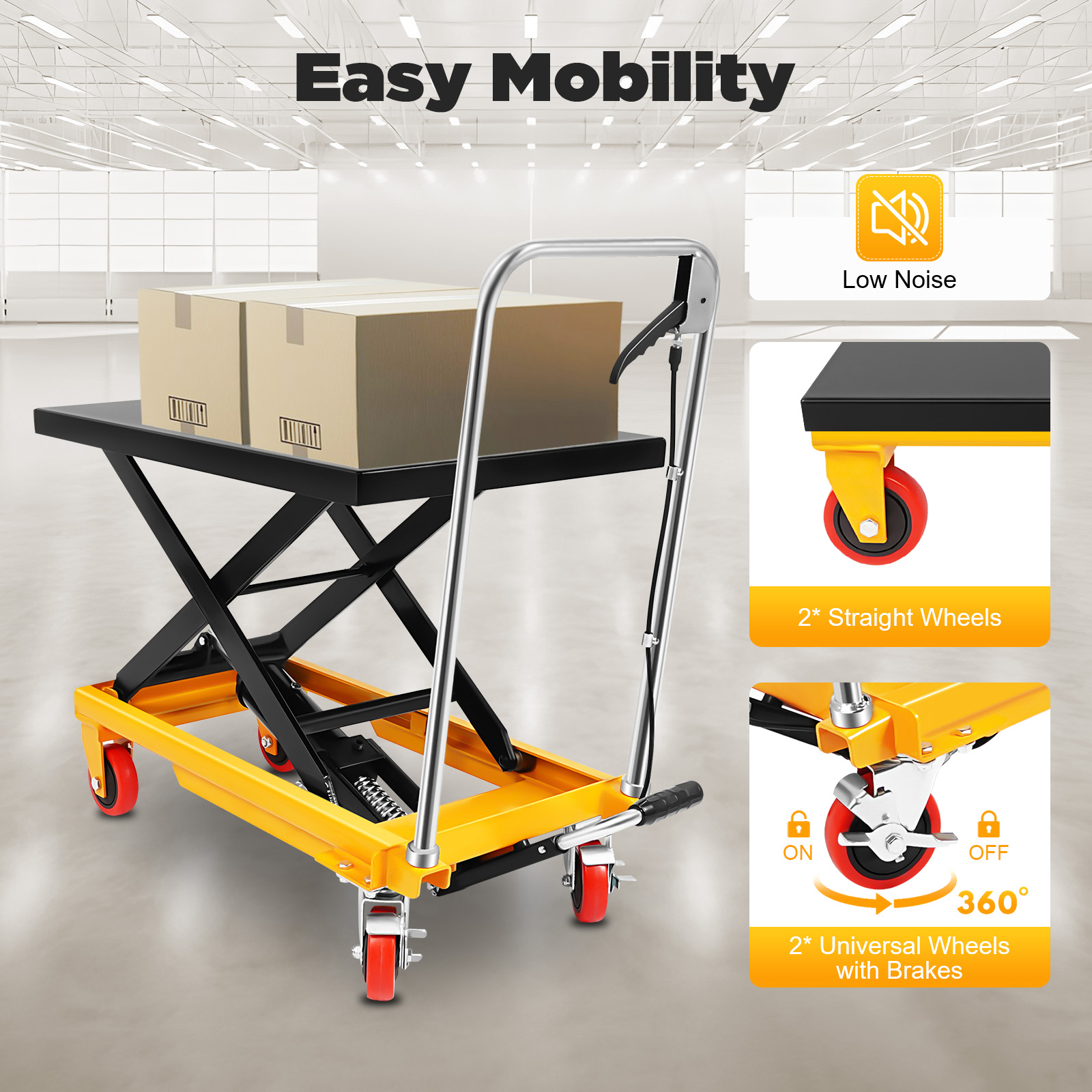 Carrinho Elevador Hidráulico T - Scissor Lift Table Hydraulic avaliação e preço