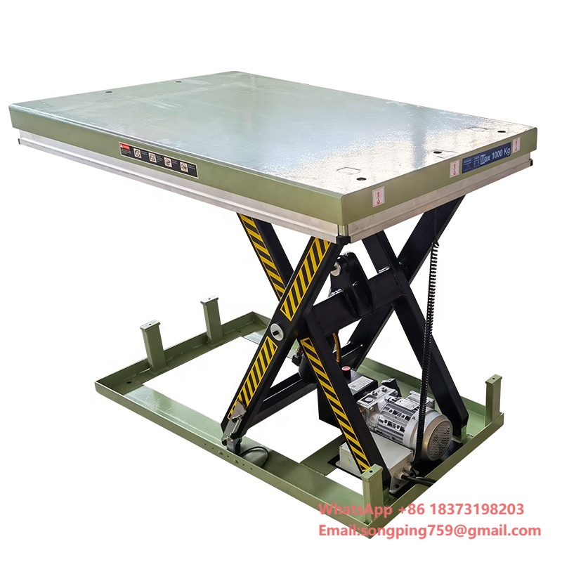 Mesa Elevatória Elétrica 1T Pl - Scissor Lift Table Hydraulic avaliação e preço